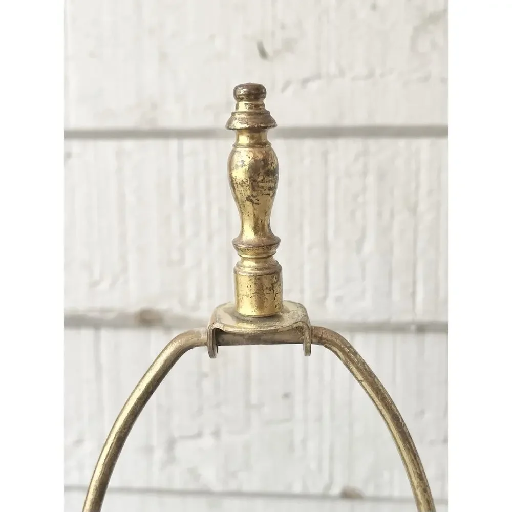 1960s Mid-century Hollywood Regency-Style Wood & Gray Metal Leviton Lamps 29” - Picture 9 of 12
